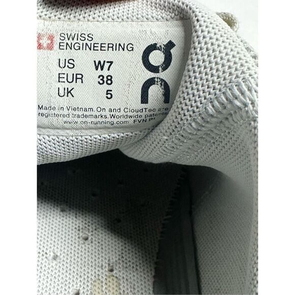 On Cloudswift Womens Running Shoes Lace Up White Gray Size 7 See Description - Picture 12 of 15